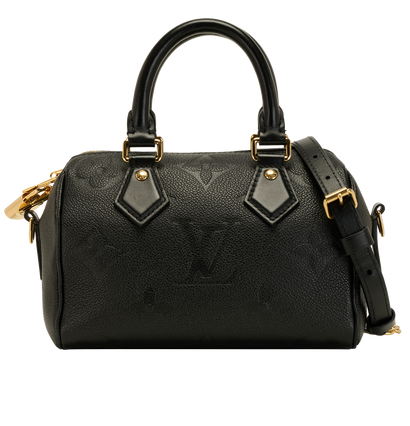 Speedy Bandoulière 20, &pound;1,500, Handbags, Black, Leather, Front view
